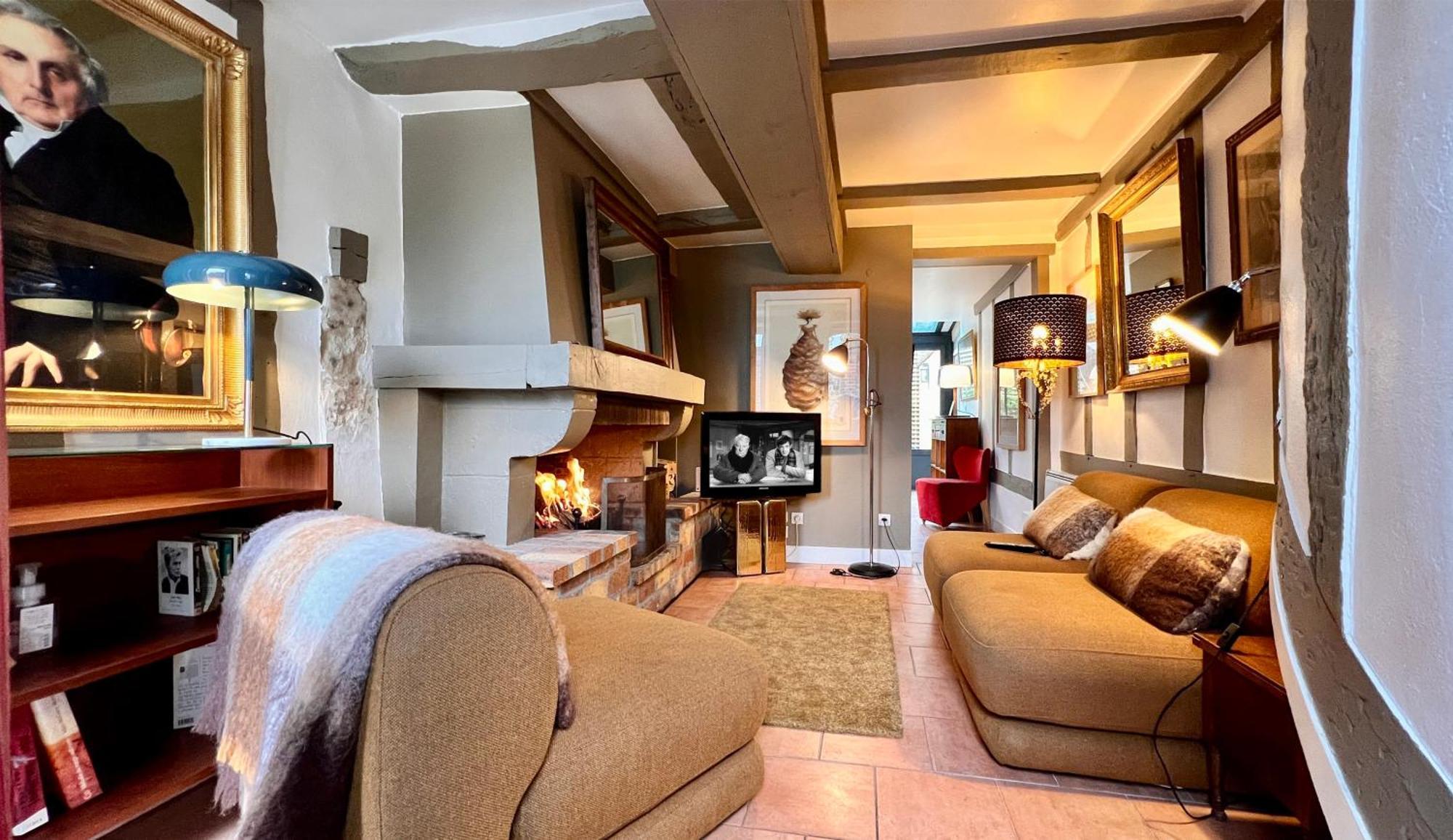 La Maison Blanche Du 10Honfleur Luaran gambar