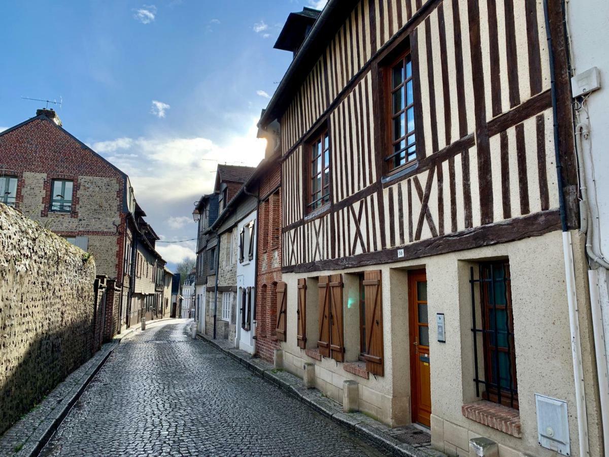 La Maison Blanche Du 10Honfleur Luaran gambar